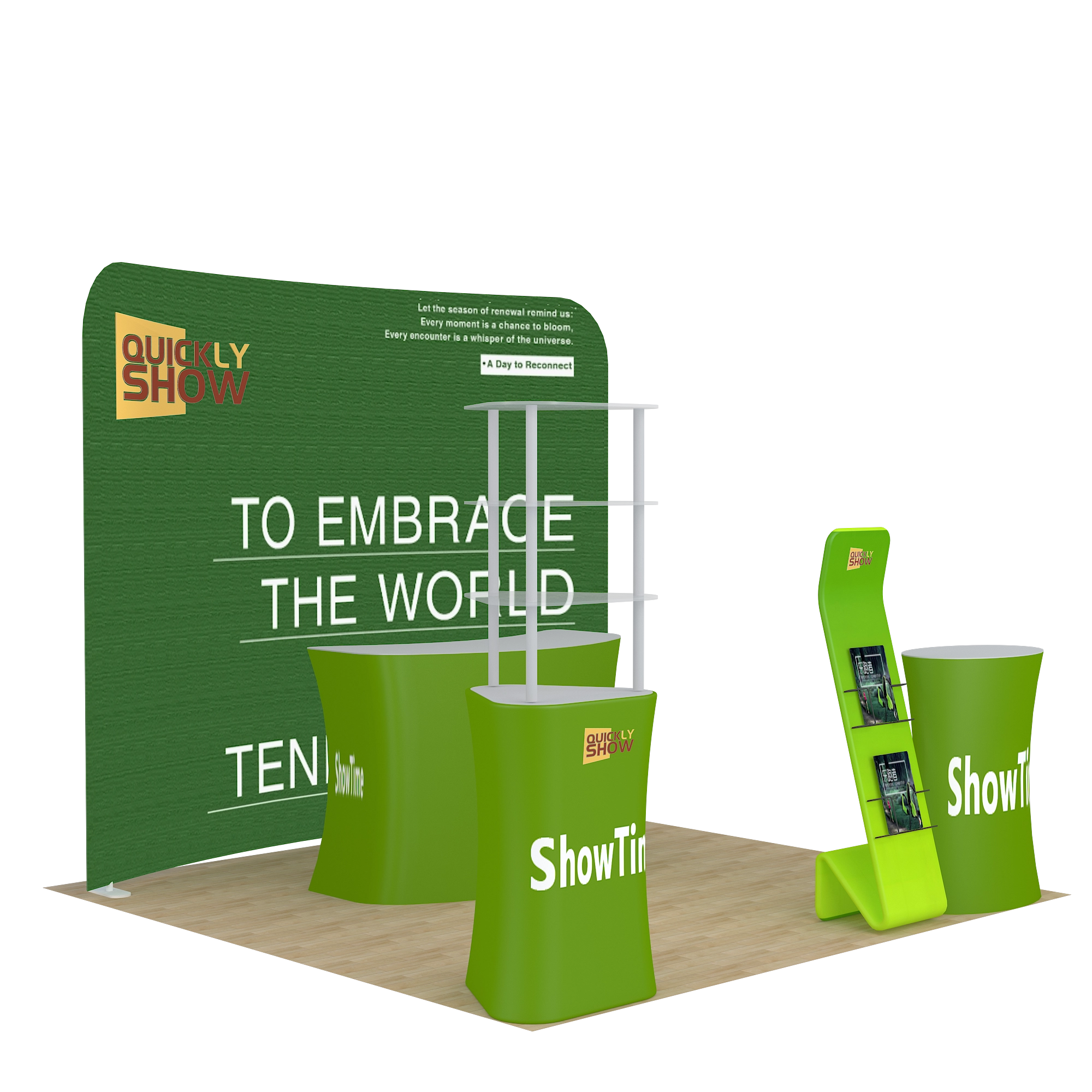 QuicklyShow 10x10 Combined Portable Trade Show Booth 3