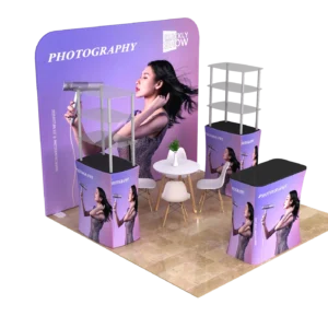 QuicklyShow 10x10 combined tension fabric booth 4