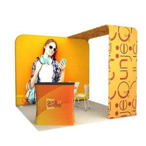 QuicklyShow 10x10 Portable Combined Booth Design 1