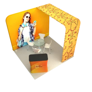 10x10 Portable Trade Show Booth Design