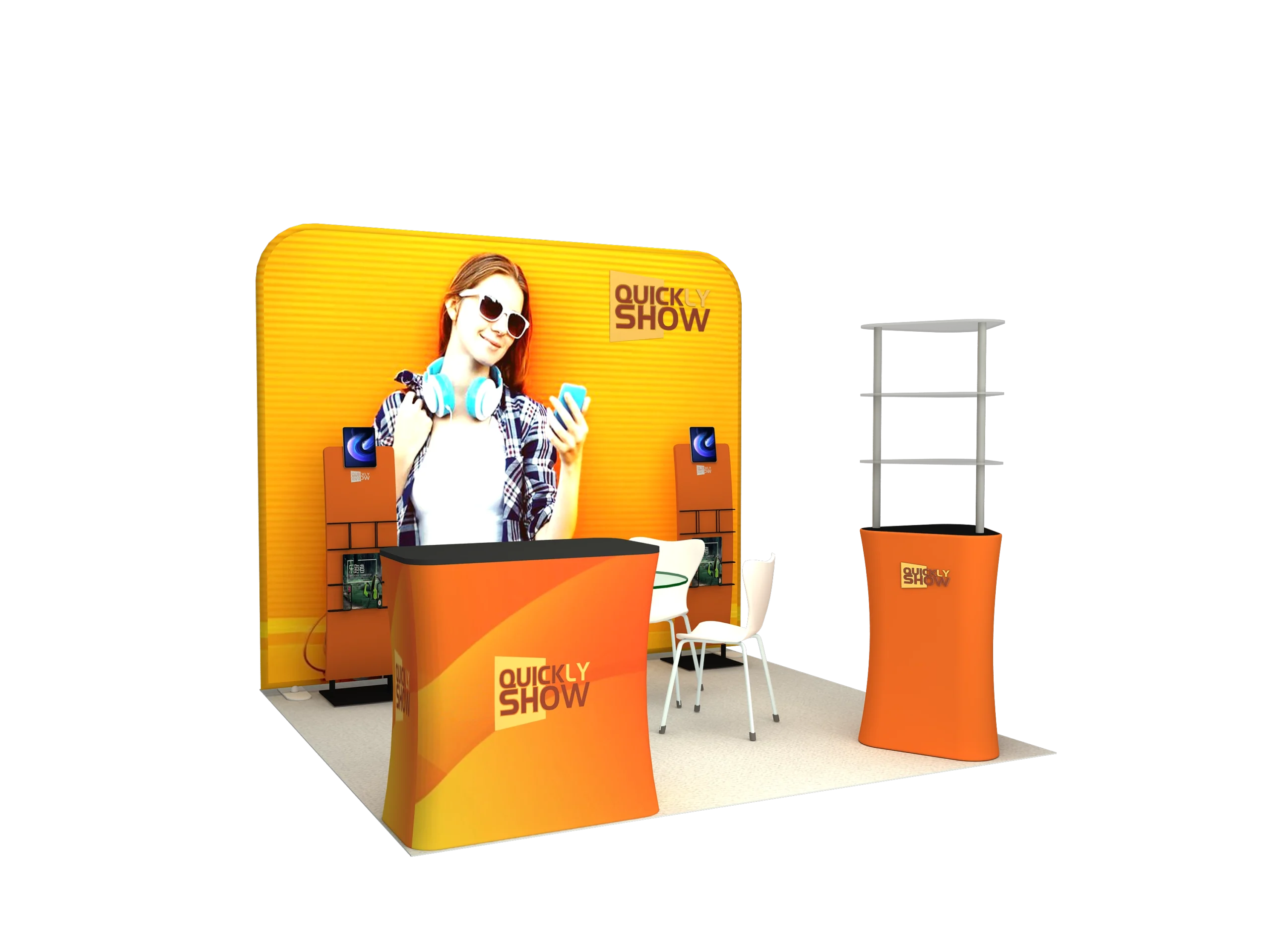 QuicklyShow 10x10 Portable Combined Booth Design 4