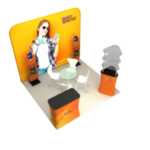 QuicklyShow 10x10 portable combined booth design 6