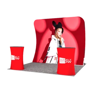 QuicklyShow 10x10 Tension Fabric Booth 2