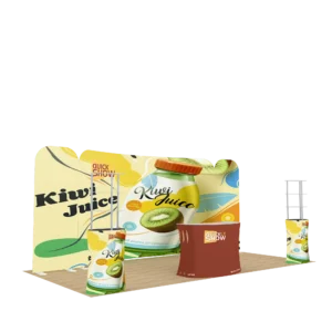 QuicklyShow 10x20 Combined Portable Trade Show Booth 1