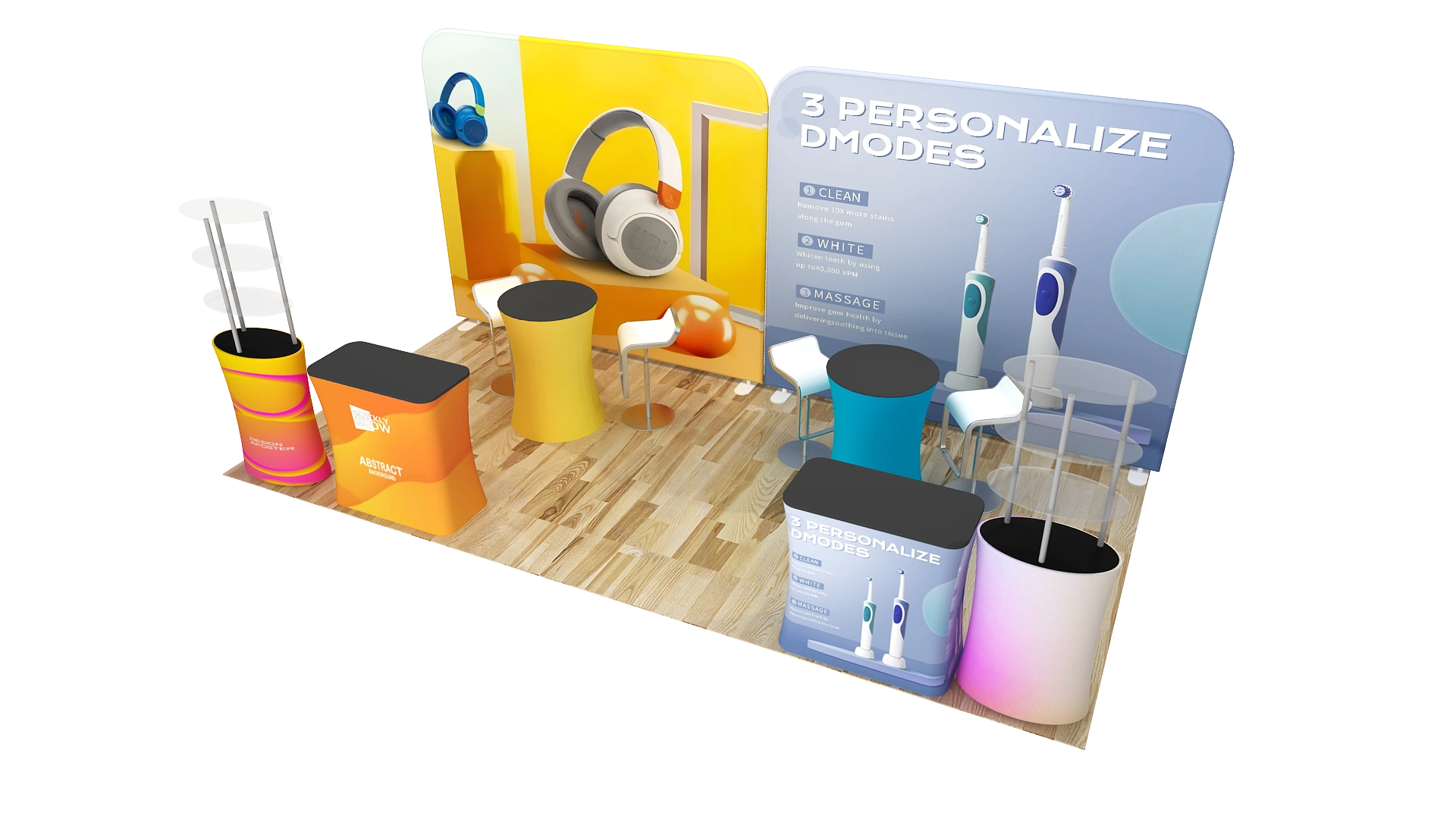 QuicklyShow 10x20 Combined Trade Show Booth 6