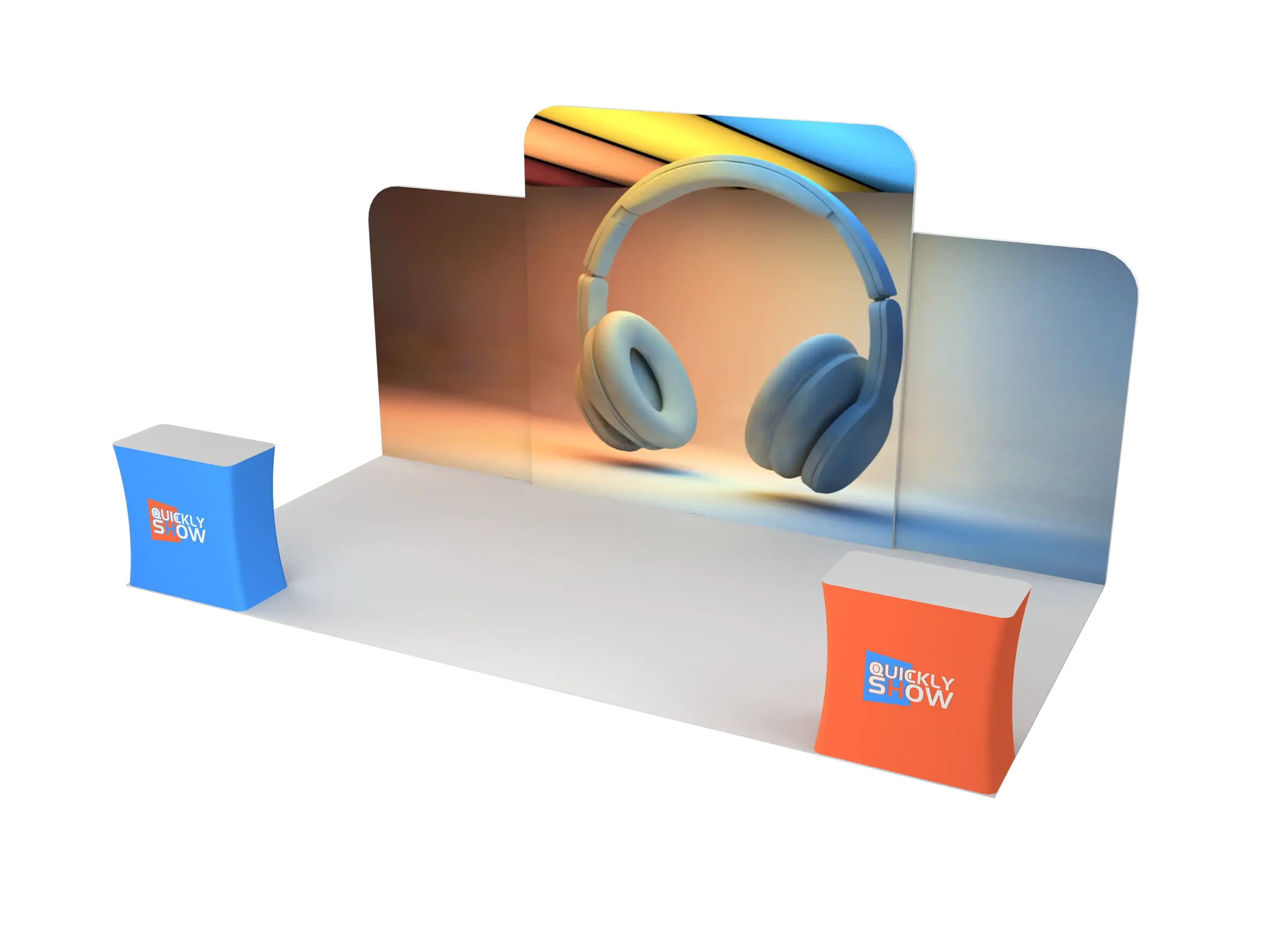 10x20ft Quicklyshow Tension Fabric Booth