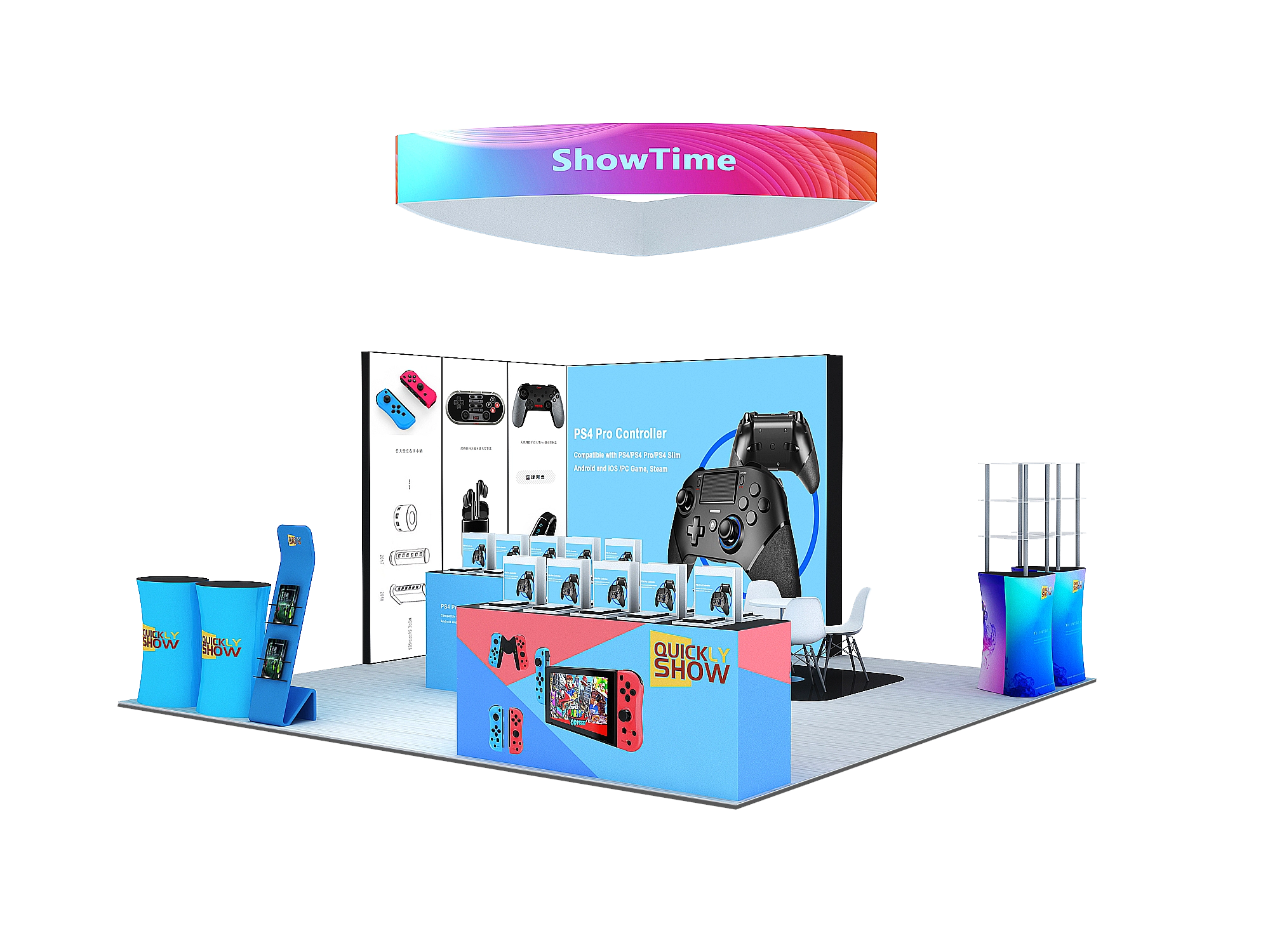 QuicklyShow 20x20 Combined Booths For Trade Show 2