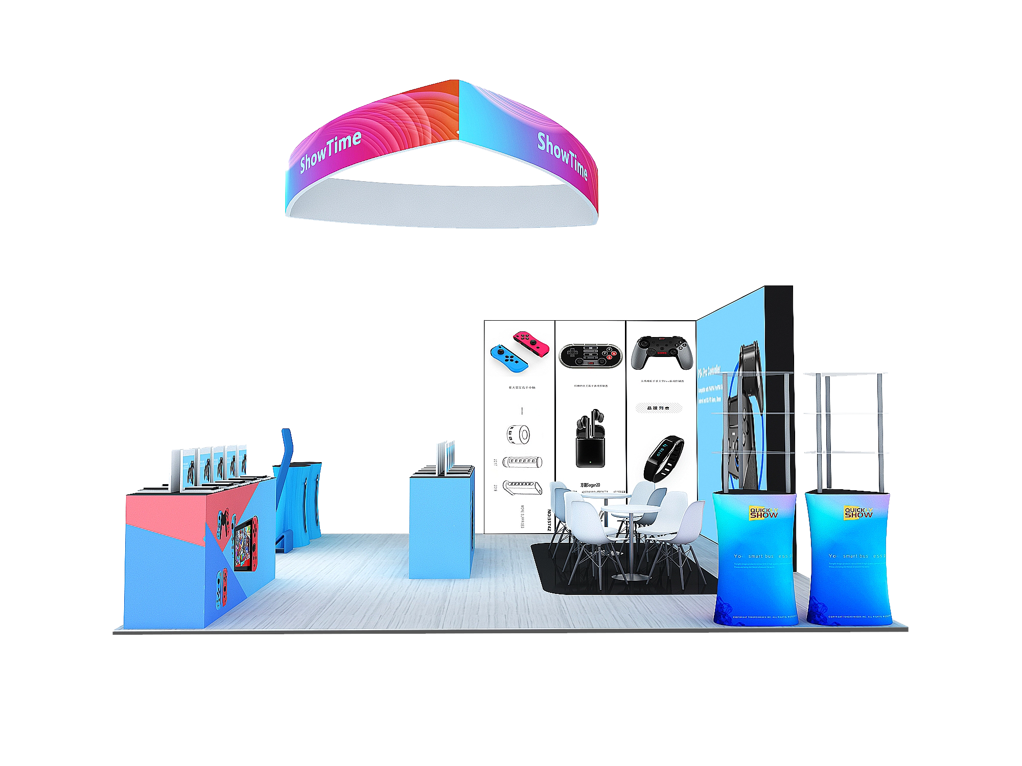 QuicklyShow 20x20 Combined Booths For Trade Show 4