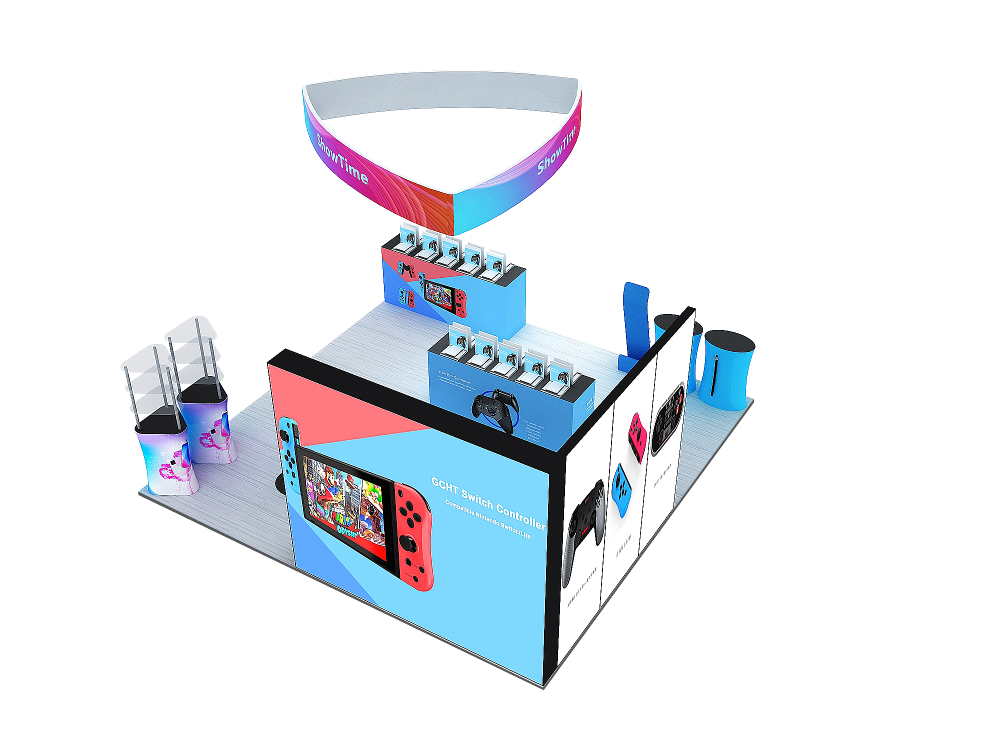 QuicklyShow 20x20 Combined Booths For Trade Show 5