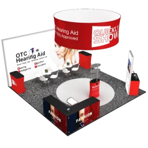 QuicklyShow 20x20 combined portable booths for trade show 2