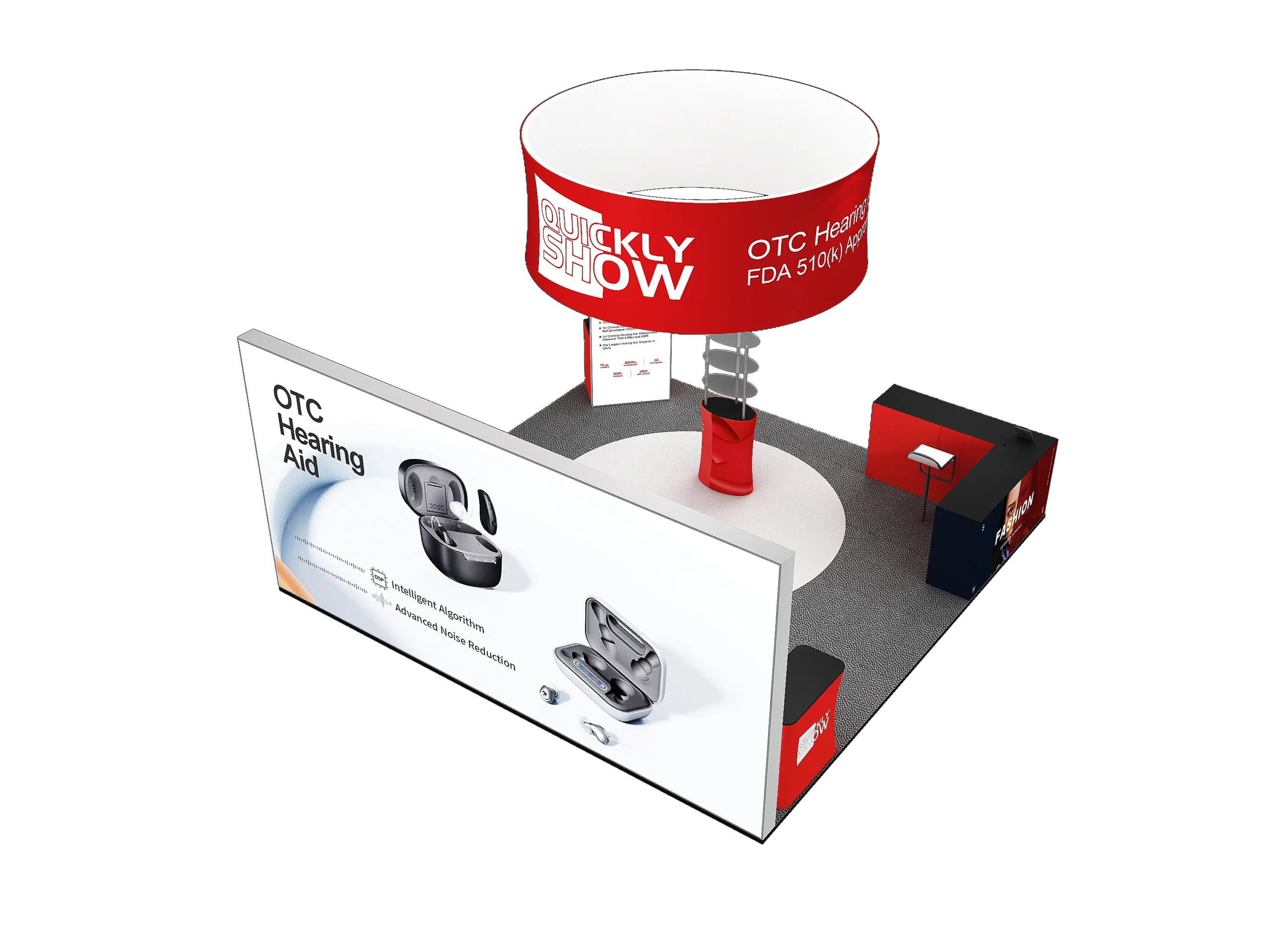 QuicklyShow 20x20 combined portable booths for trade show 3