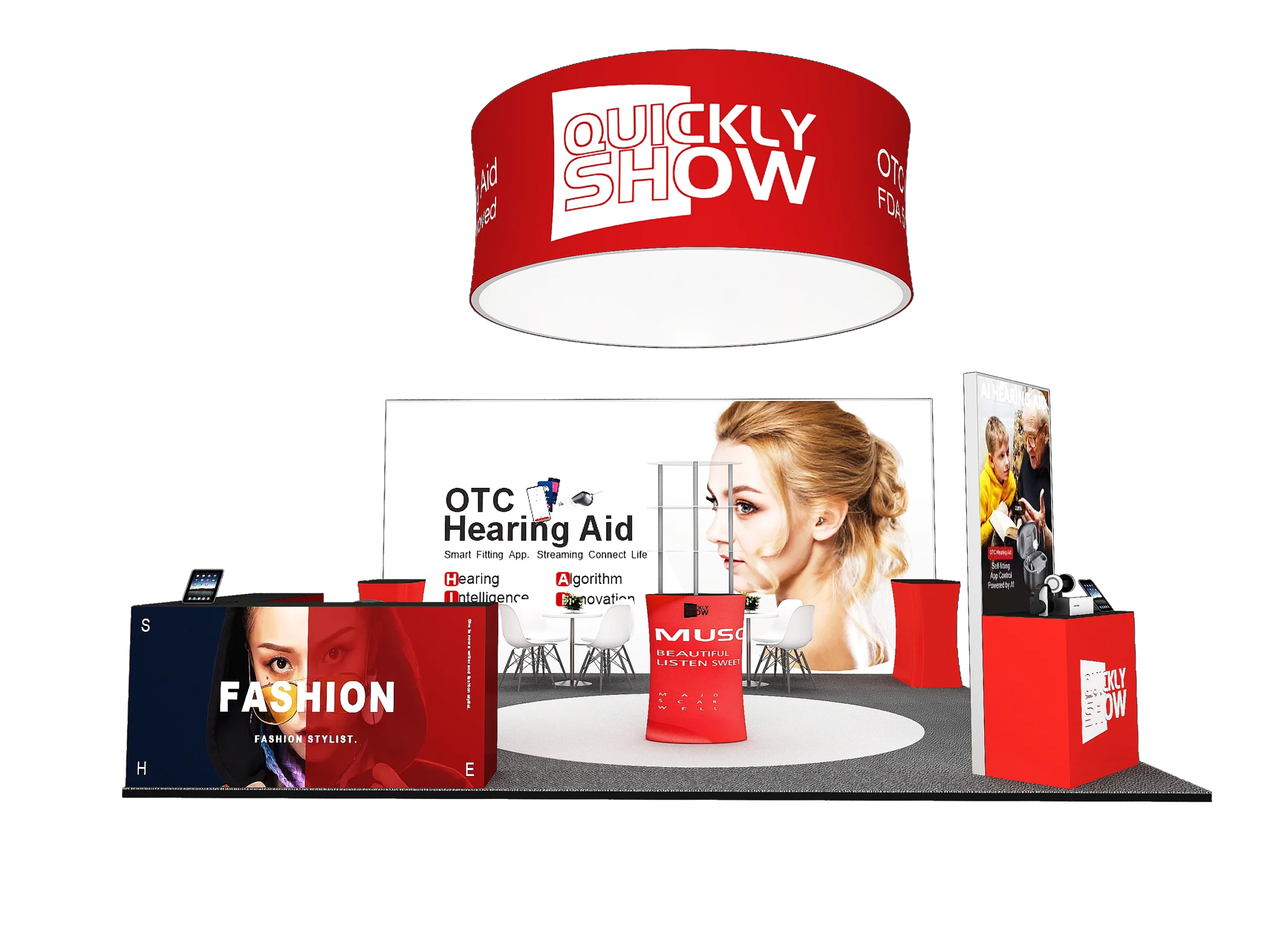 QuicklyShow 20x20 Combined Portable Booths For Trade Show 4 1