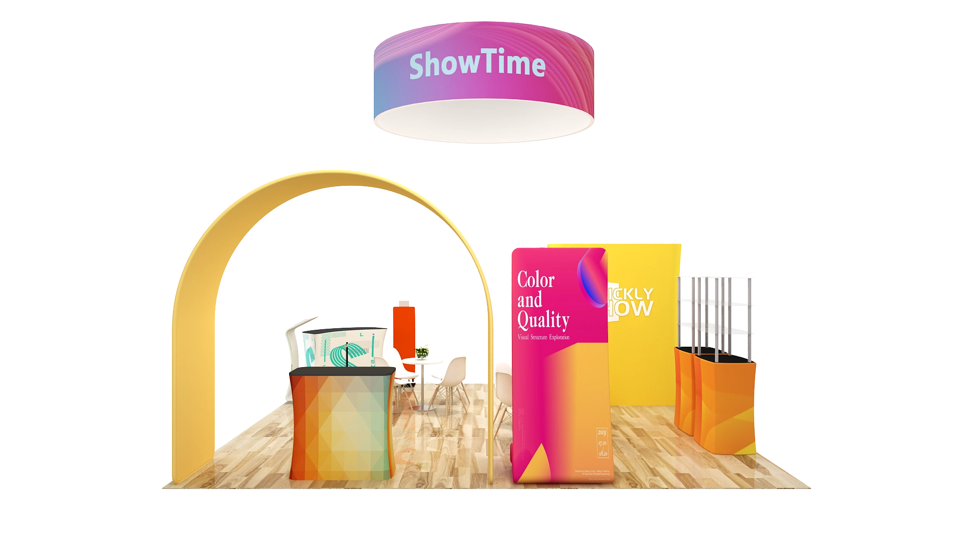 QuicklyShow 20x20 Combined Trade Show Booth 4