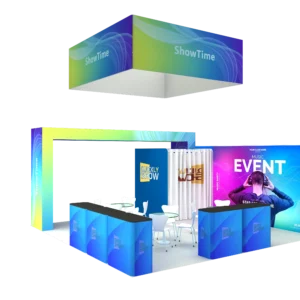 QuicklyShow 20x20 Portable Combined Booth Design 2