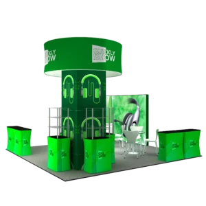 QuicklyShow 20x20 Portable Combined Booth Design 5