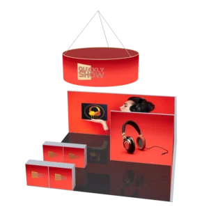 QuicklyShow 20x20ft Exhibition Booth With Modular Kiosk