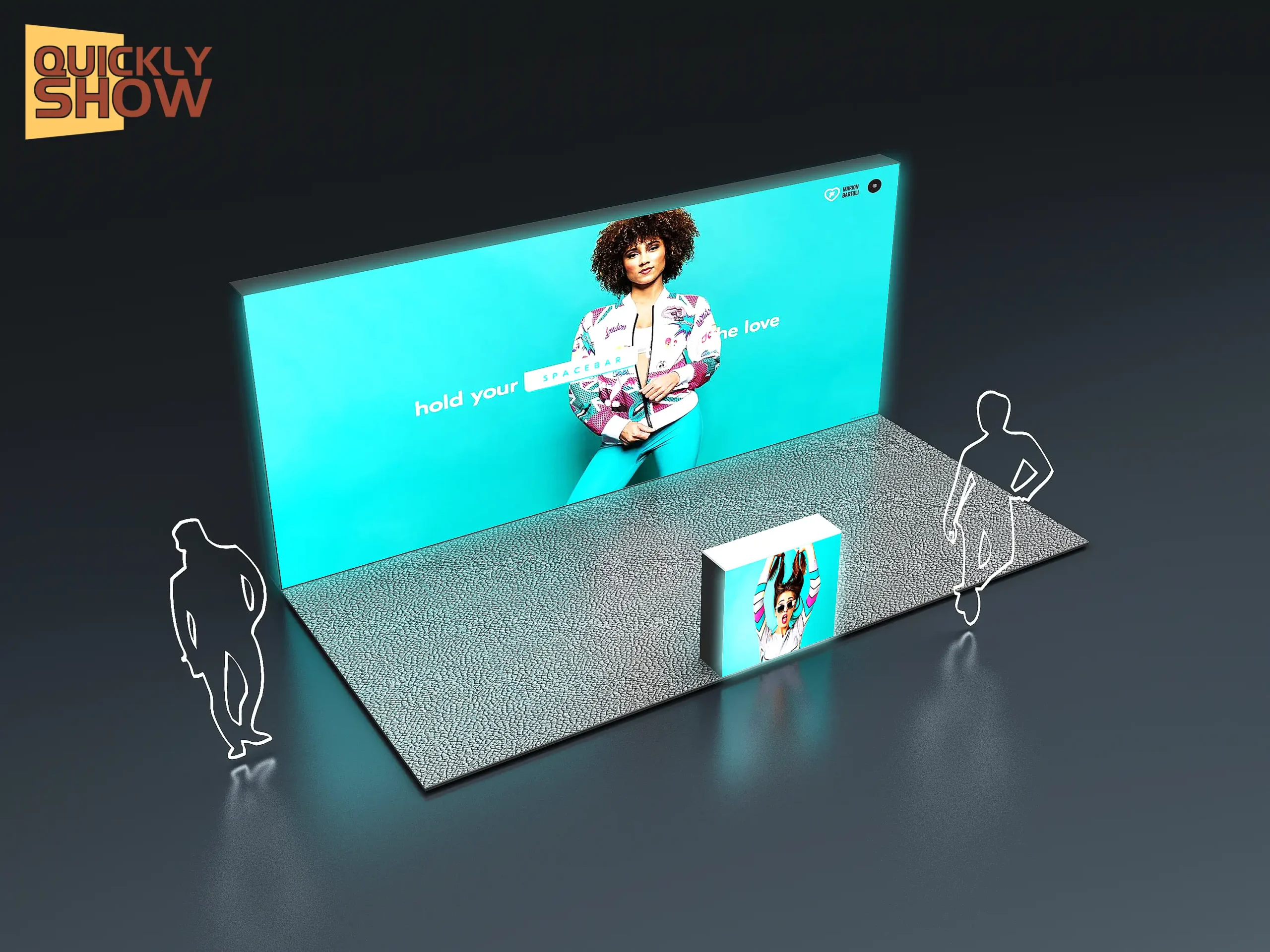 QuicklyShow Popup Fabric Lightbox