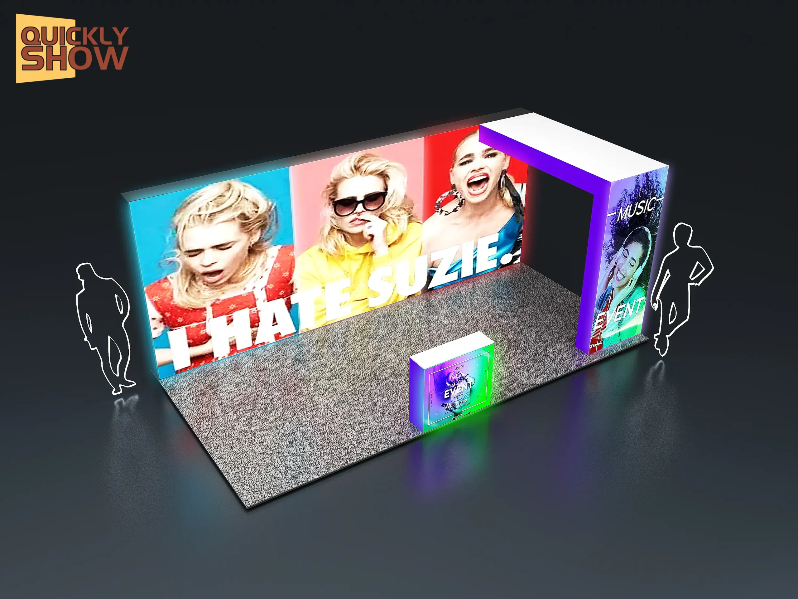 QuicklyShow Seg Wall Standalone