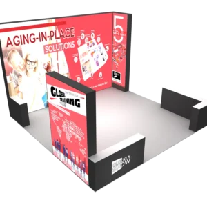 QuicklyShow clean and modern trade show exhibit design