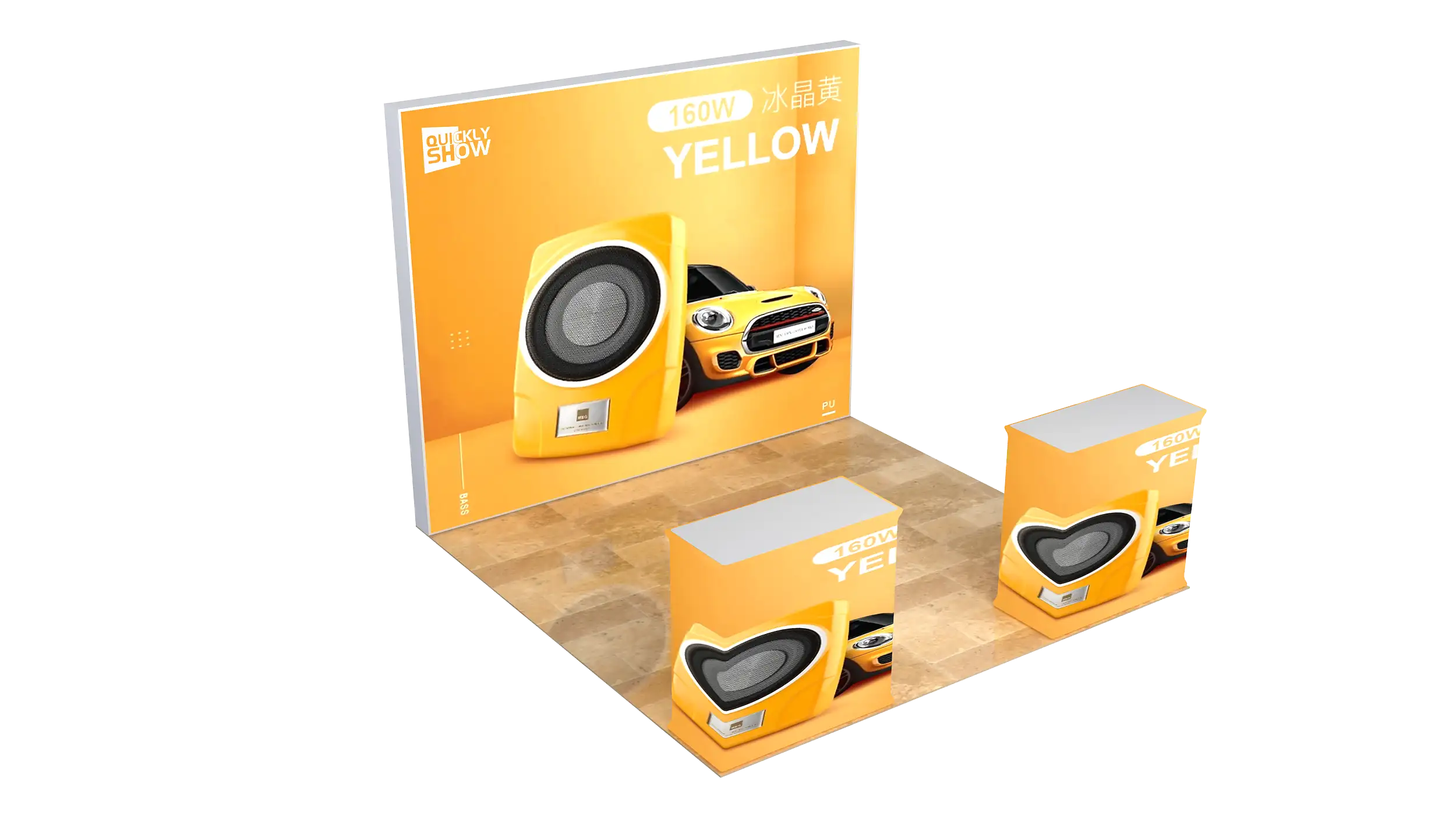 QuicklyShow Eye Catching 10x10ft Popup Display