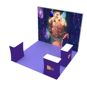 QuicklyShow Lightbox Display Booth 10x10 Exhibition