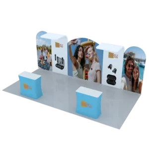 10x20ft Portable Modular Aluminium Tension Fabric Trade Show Booth