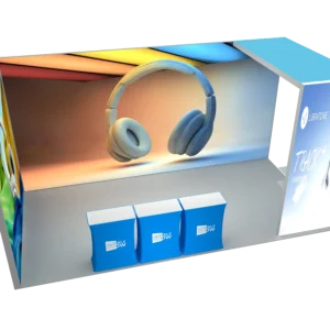 3x6m / 10x20ft Modular Trade Show Booth – Aluminum Frame Exhibition Display Stand