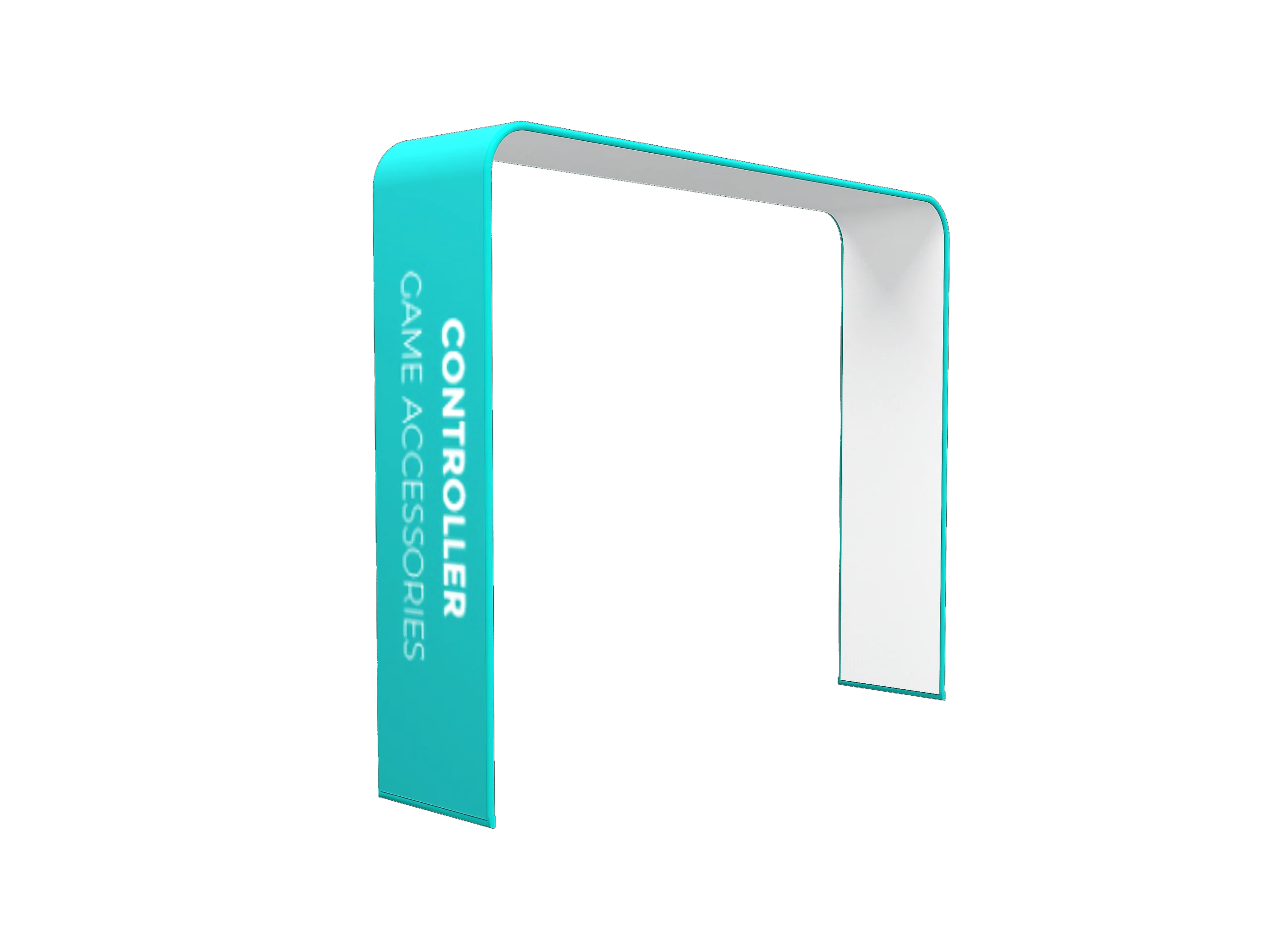 QuicklyShow Square Arch Stand For Trade Show Event Display Cyanblue Right 1. 1