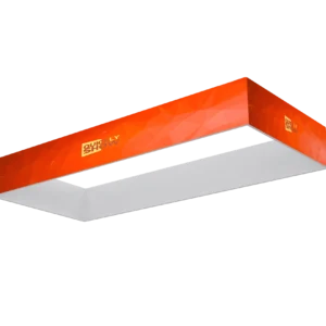 QuicklyShow Square Hanging Banner For Trade Show Orange Right