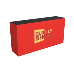 Square Trade Show Exhibition Counter – Portable Booth Display