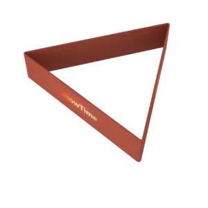 QuicklyShow Triangle Hanging Banner For Trade Show Display Brown On