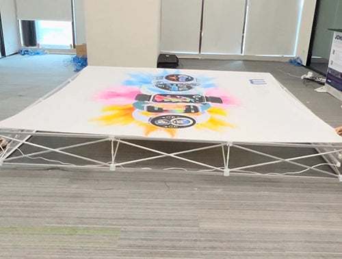QuicklyShow 10x10ft Pop Up Frame With Canver