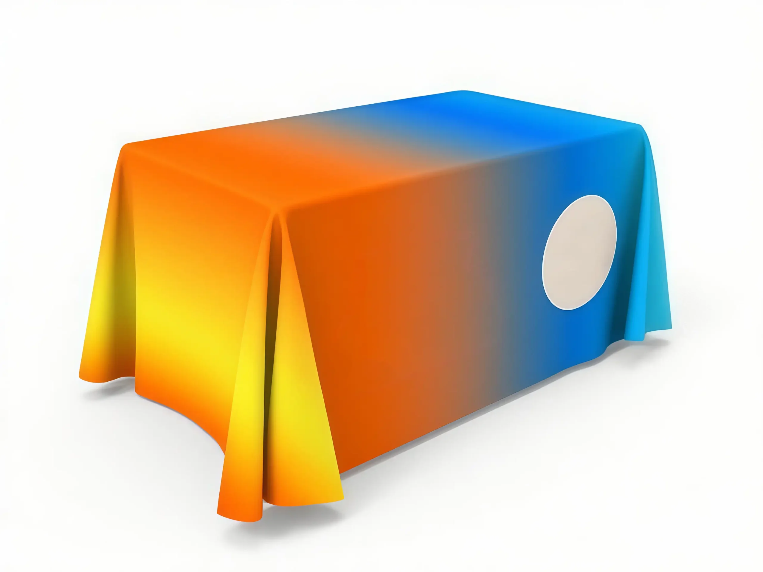 QuicklyShow Custom Logo Printed Tension Table Cloth