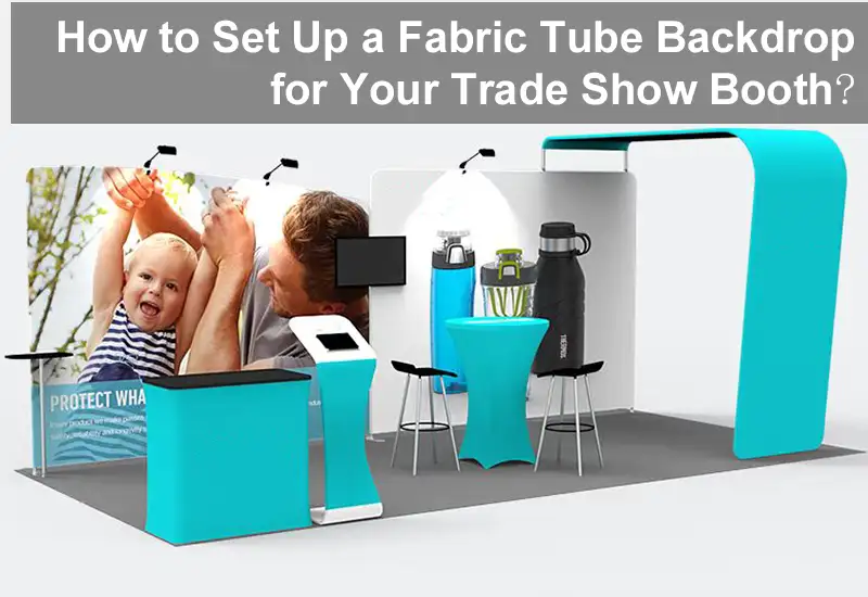 QuicklyShow How To Set Up A Fabric Tube Backdrop