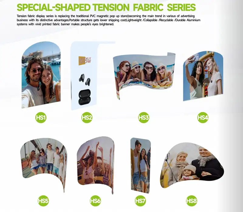 QuicklyShow Tension Fabric Backdrop