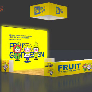 20x20 Portable SEG Lightbox Exhibition Booth